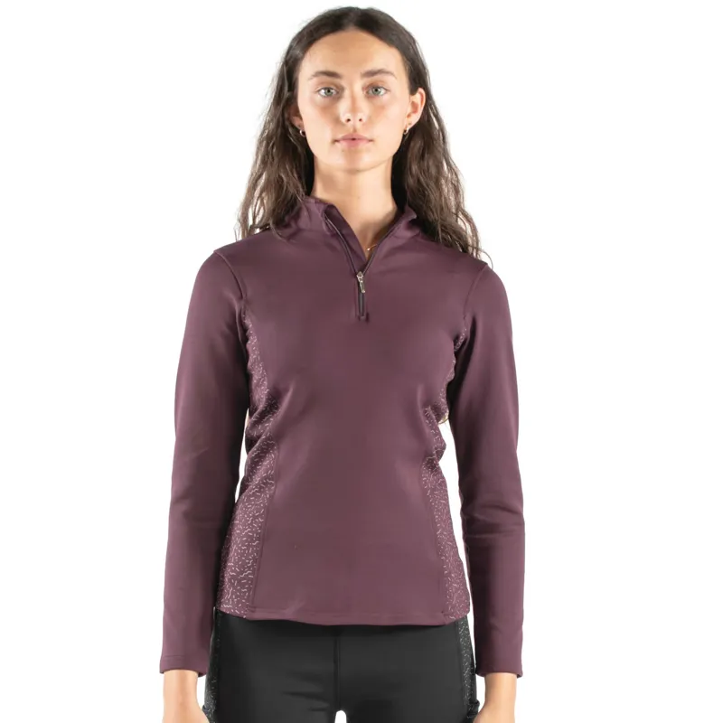 Whitaker Hatfield Ladies Reflective Baselayer Plum