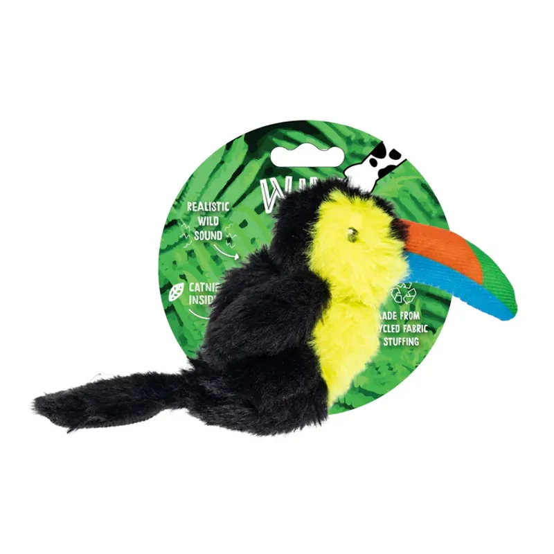 Wild Hunter Catnip Cat Toy Toucan