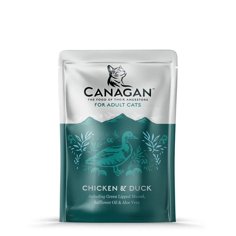 Canagan Chicken and Duck Wet Cat Pouch 8x85g