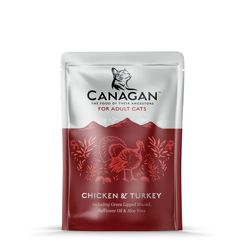 Canagan Chicken and Turkey Wet Cat Food 8x85g