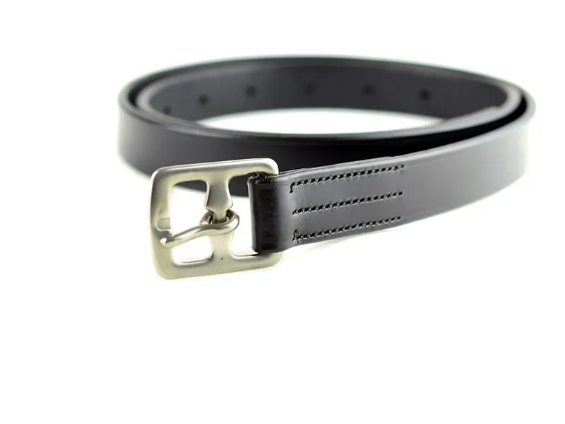 Ascot Adult Stirrup Leathers Black-2