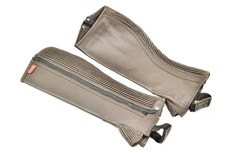 Dever Leather Half Chaps Brown