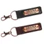 Arena by Bates Key Ring Leather Key Fob With Bronze Colour Hardwear Brown