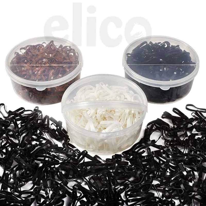 Elico Plaiting Bands Tub - Black