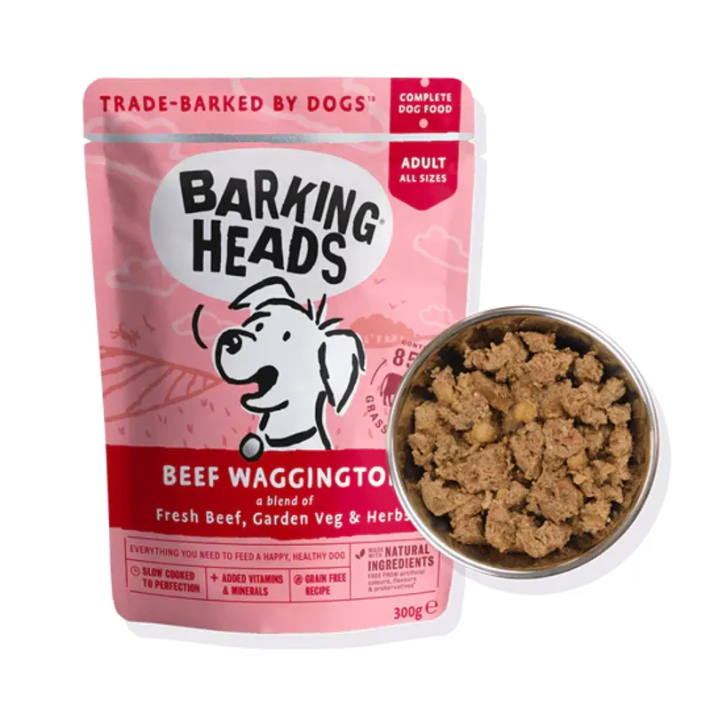 Barking Heads WBeef Waggington Wet Dog Food