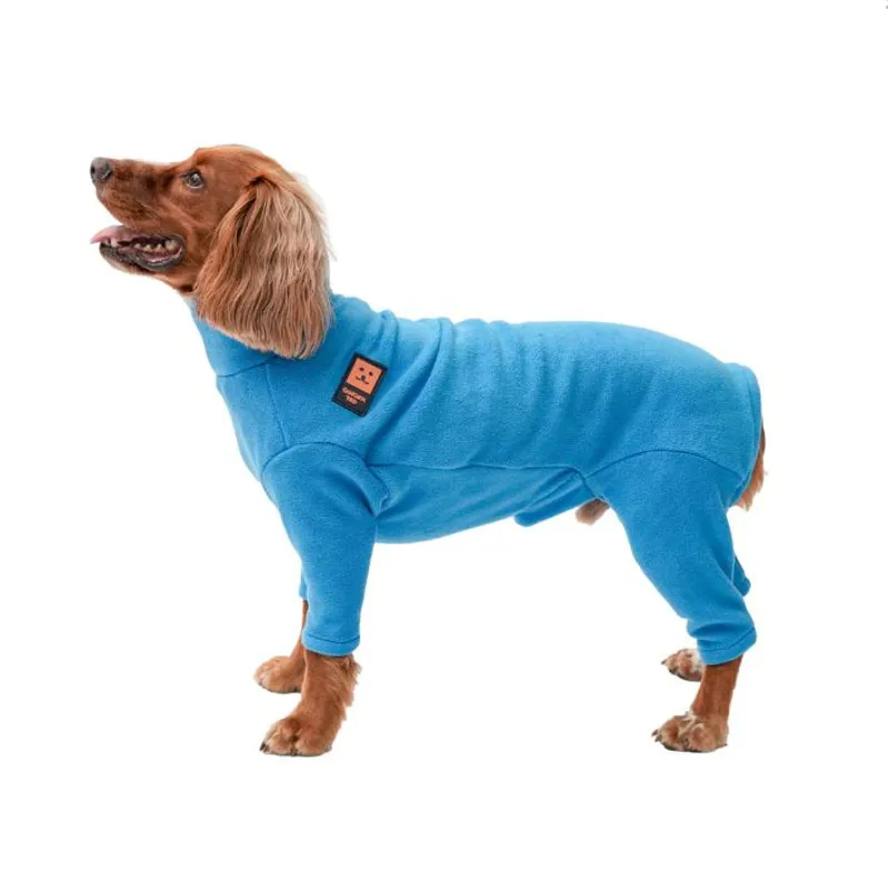 Ginger Ted 4 Leg Cosy Fleece Jumper Blue