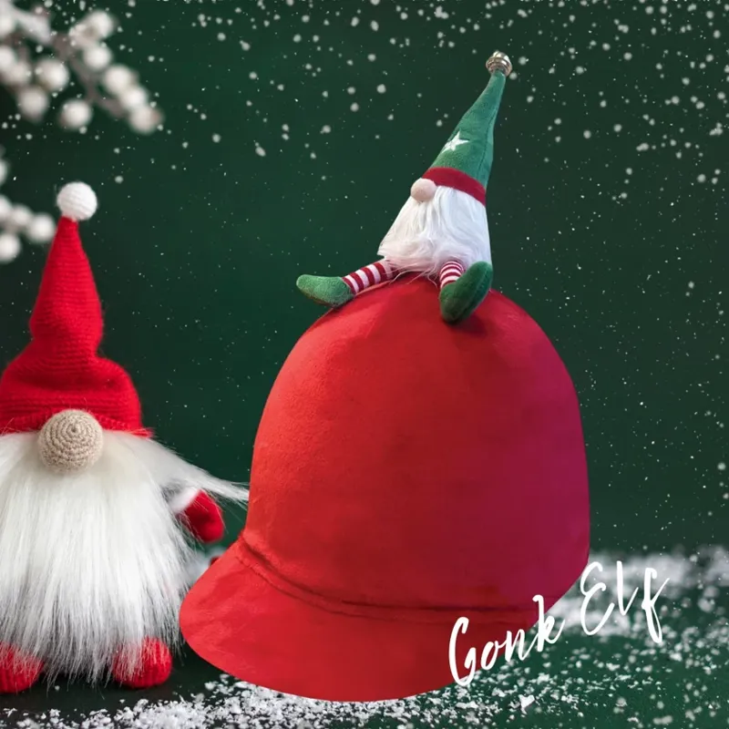 Equetech Gonk Elf Christmas Hat Silk