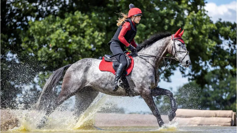 LeMieux Suede GP Pad Chilli-2