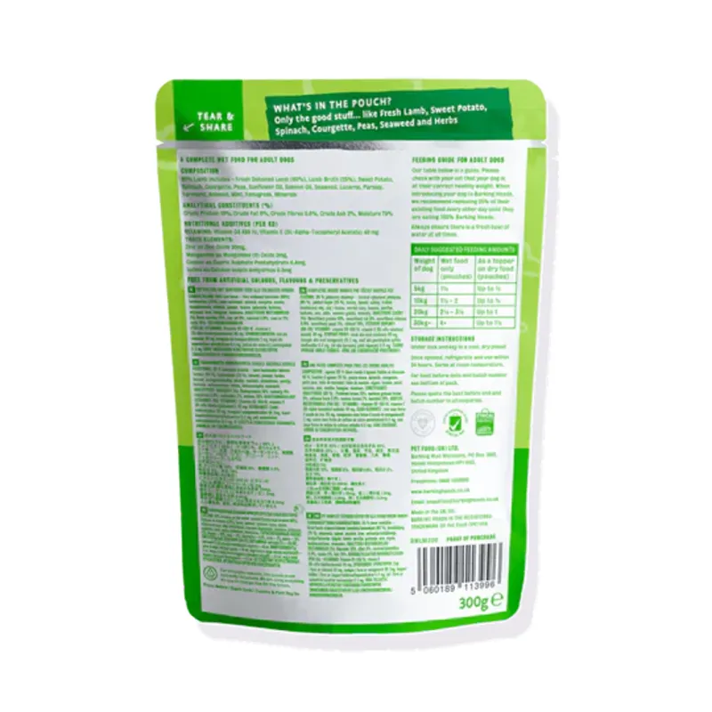 Barking Heads  Chop Lickin Lamb Wet Dog Food-3