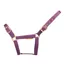 Cameo Suede Padded Headcollar Purple