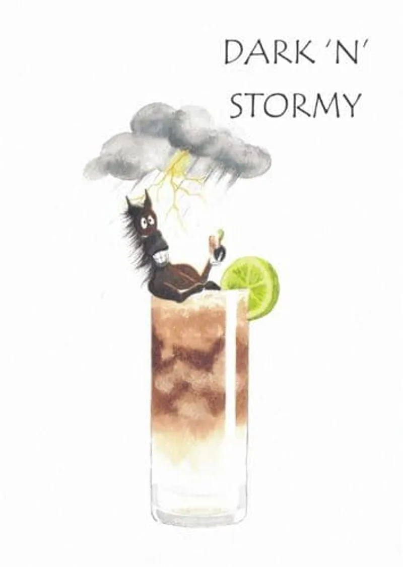 Spartan Dark N Stormy Card