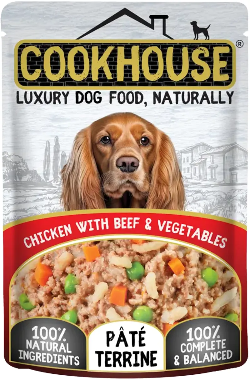 Cookhouse Dog Beef and Veg Terrine 100 gm