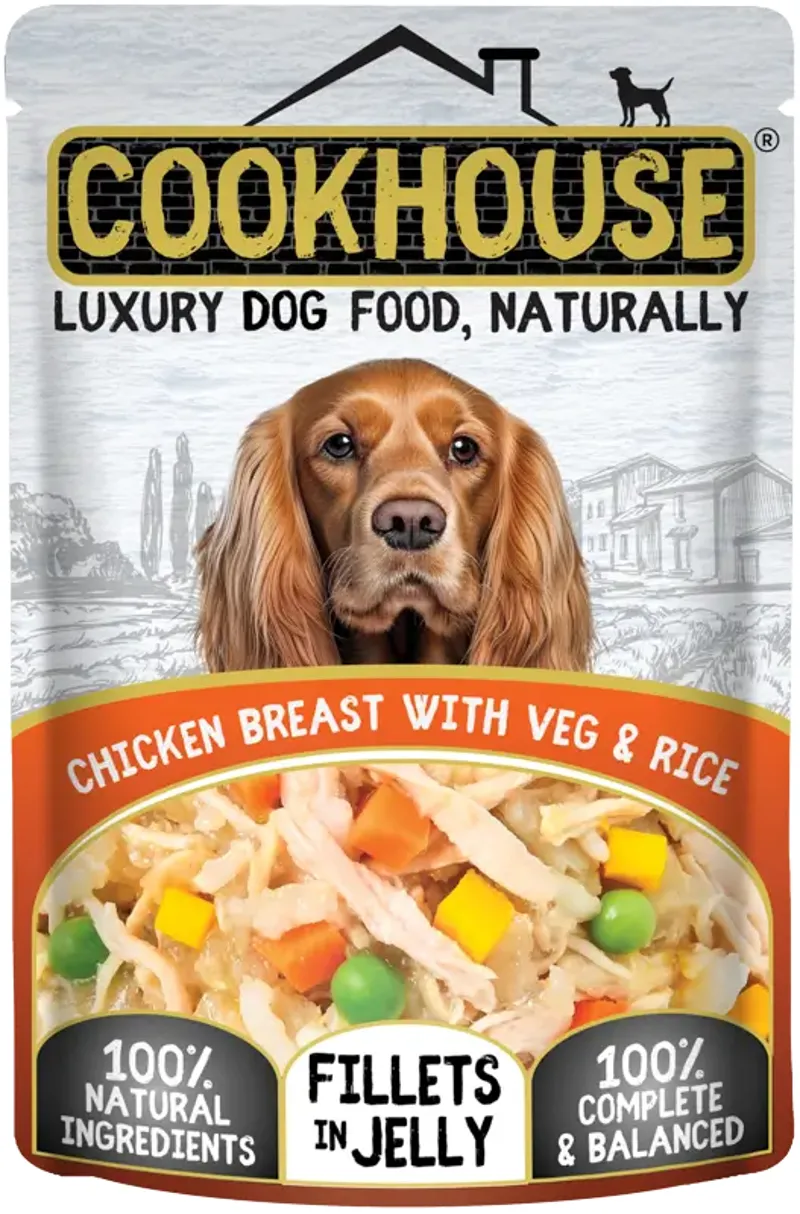 Cookhouse Dog Chicken Veg and Rice 100 gm