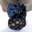 Equetech Dressage Rosette Ribbon Bow and Net Black