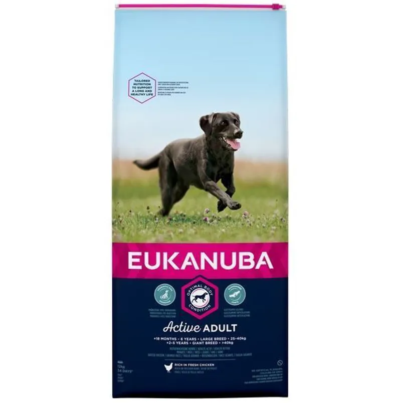 Eukanuba Active Adult Large Breed Chicken 12kg