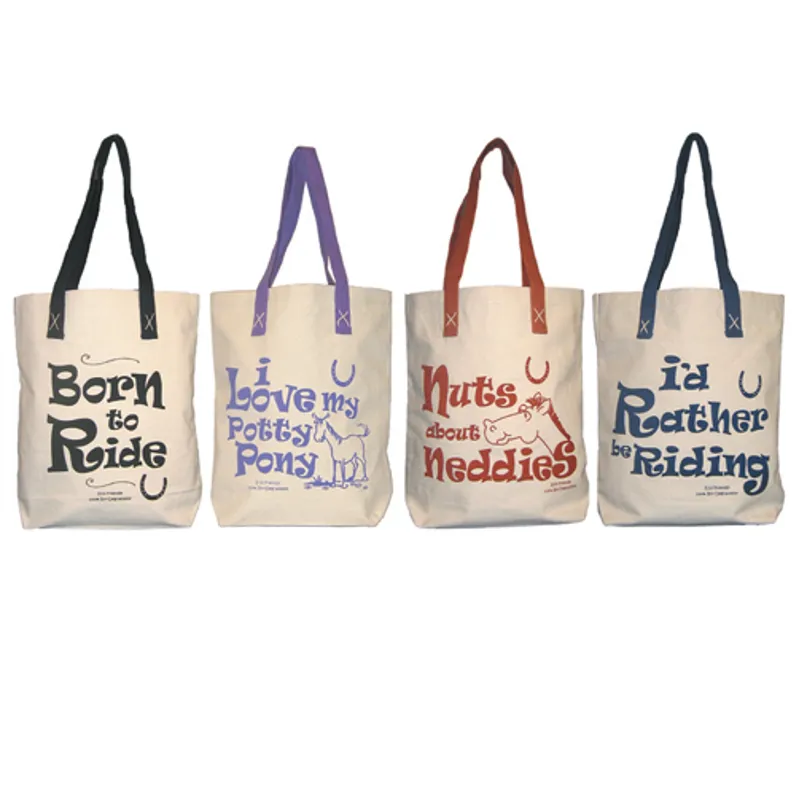 Moorland Rider Horsey Girl Shoppers I'd Rather Be Riding