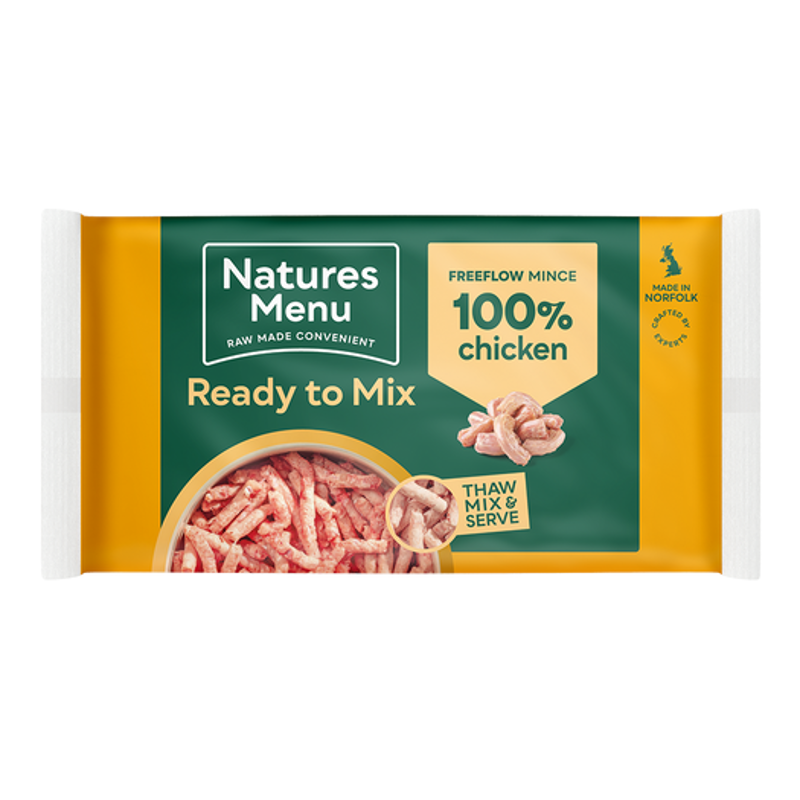 Natures Menu Frozen Freeflow Chicken Mince