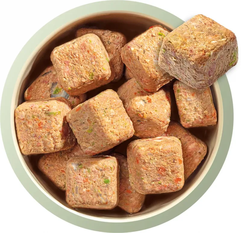 Natures Menu 60/40 Lamb Chick Salmon With Brown Rice Frozen Dog Food-2