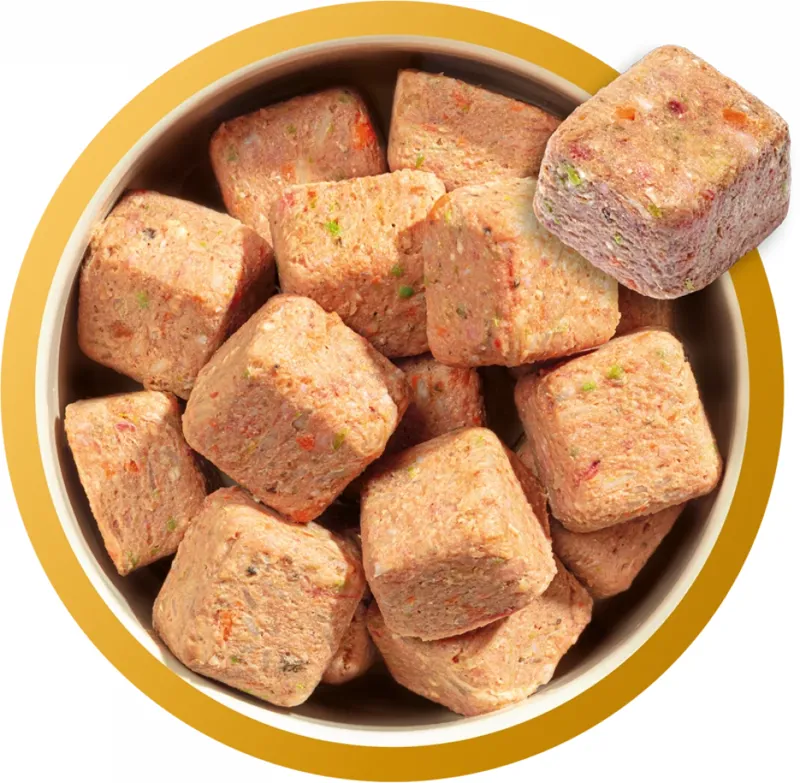 Natures Menu 60/40 Chicken with Salmon Vegetables and Brown Rice Frozen Dog Food-2