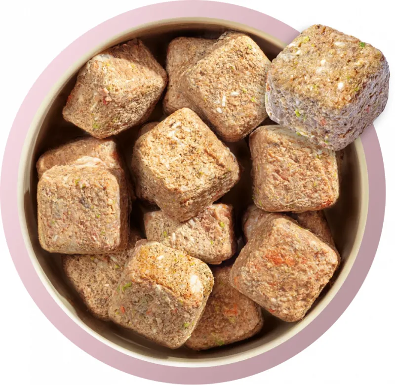 Natures Menu 60/40 Tripe Chicken Heart Liver and Salmon with Superfoods Frozen Dog Food-2