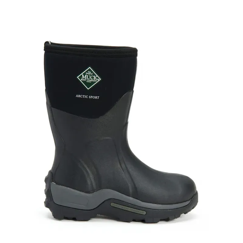 Muck Boots Unisex Arctic Sport Short Boots Black