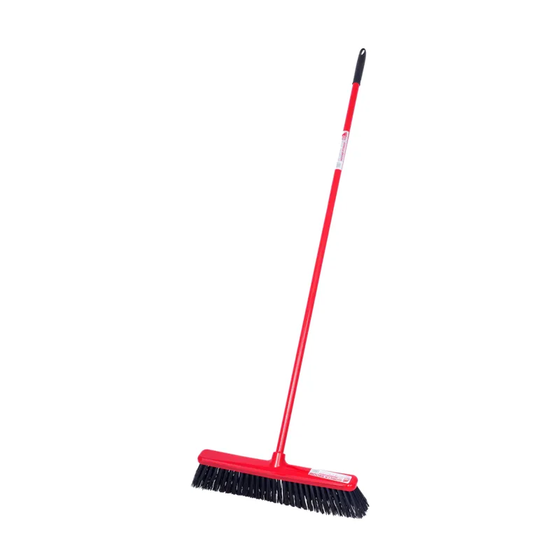 Red Gorilla Broom with Hard Bristle 50cm Head Red