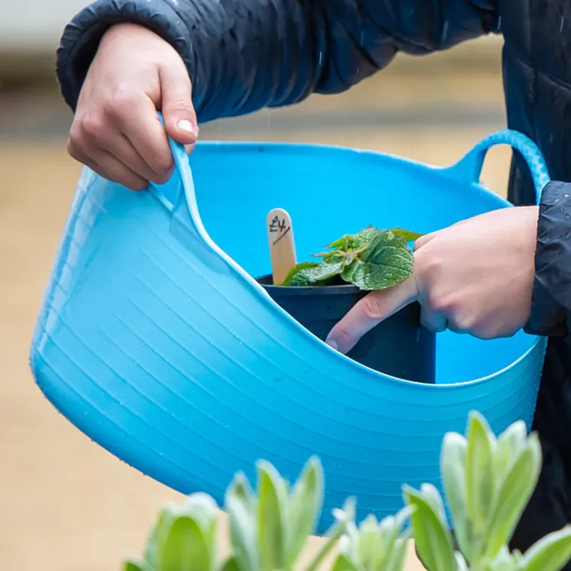 Gorilla Tub Small Shallow 15L Sky Blue