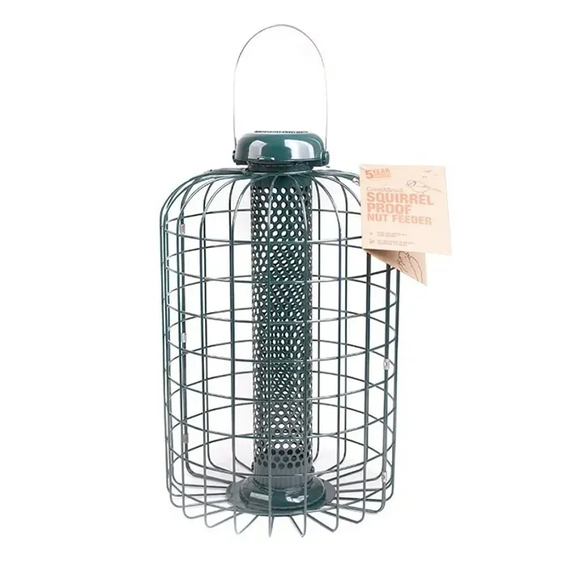 Great and Small Squirrel Proof Premium Nut Bird Feeder