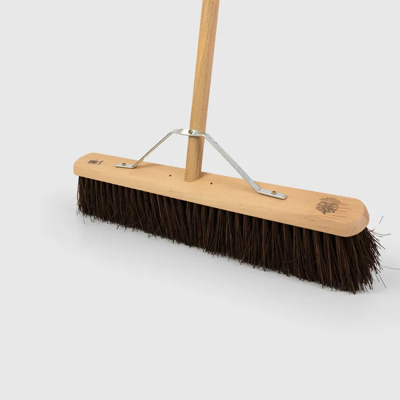 Hillbrush Industrial Platform Broom Bahia Bass with Handle