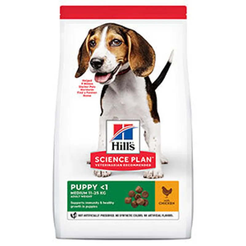 Hill's Science Plan Dry Puppy Food Medium Breed Chicken Flavour 2.5kg