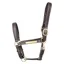 Hy Equestrian Leather Head Collar - - Brown