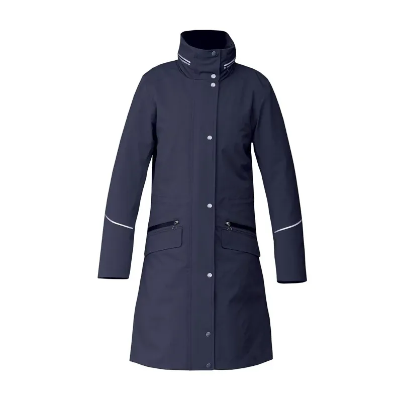 Equetech Utopia Long Waterproof Riding Coat Navy-1