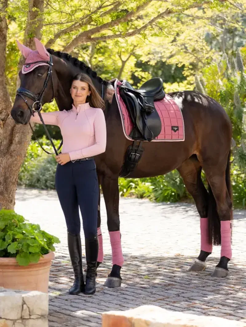 LeMieux SS25 Loire Classic Dressage Square Peony-1