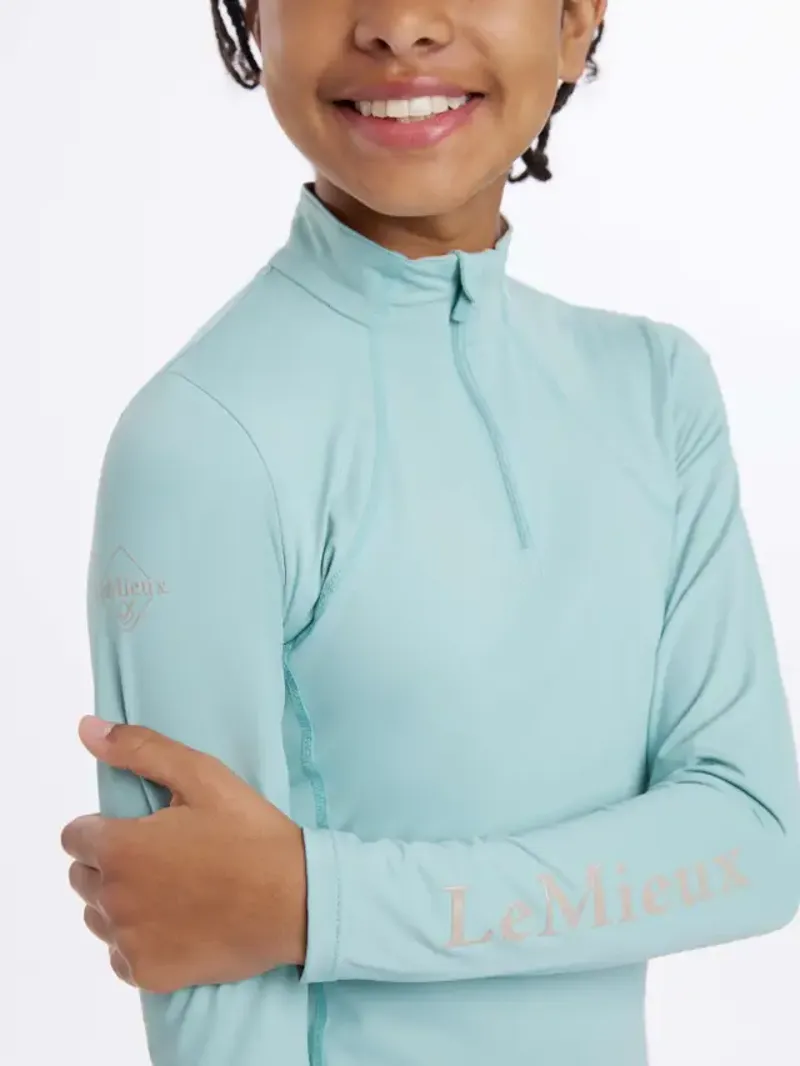 LeMieux Young Rider Base Layer Aqua-3