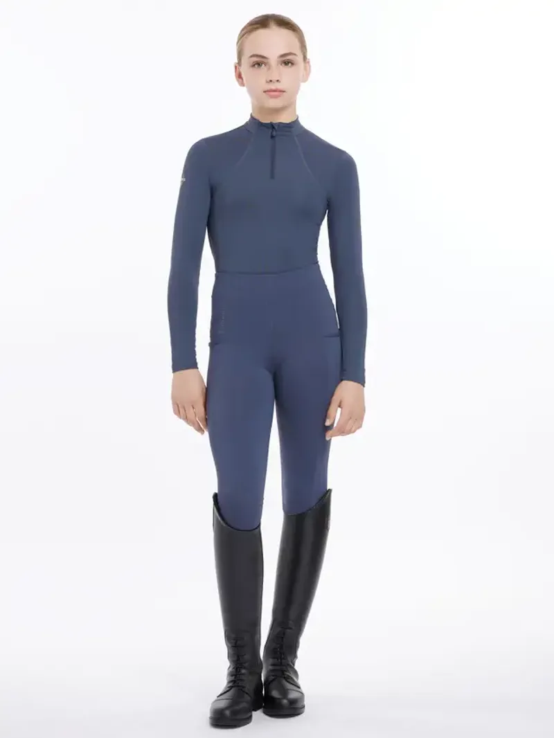LeMieux Young Rider Base Layer Dusk Blue-4