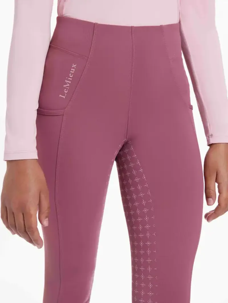 LeMieux Young Rider Orla Pull Ons Rosewood-3