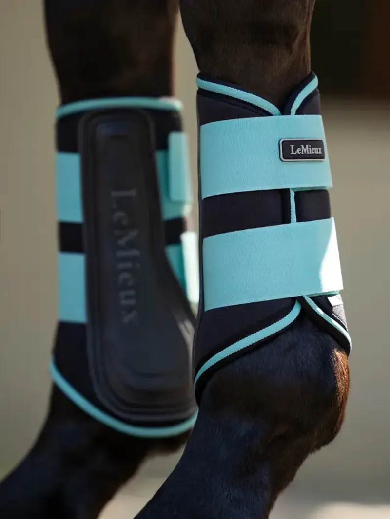 LeMieux Grafter Brushing Boots Lagoon