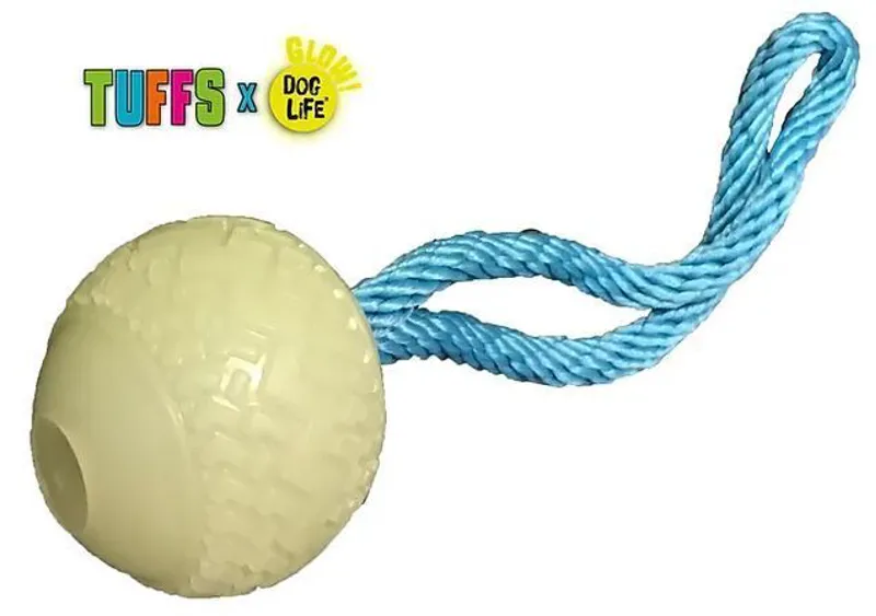 James and Steel Glow Ball on Rope 2.5in