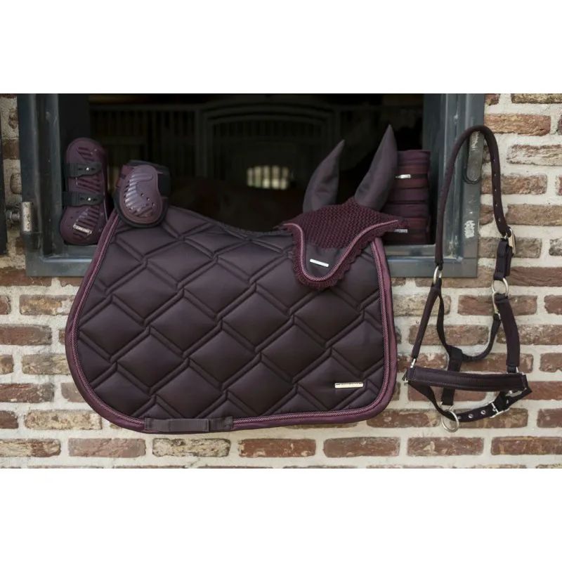 Lami-Cell Aurora Saddle Pad Full Burgundy-1