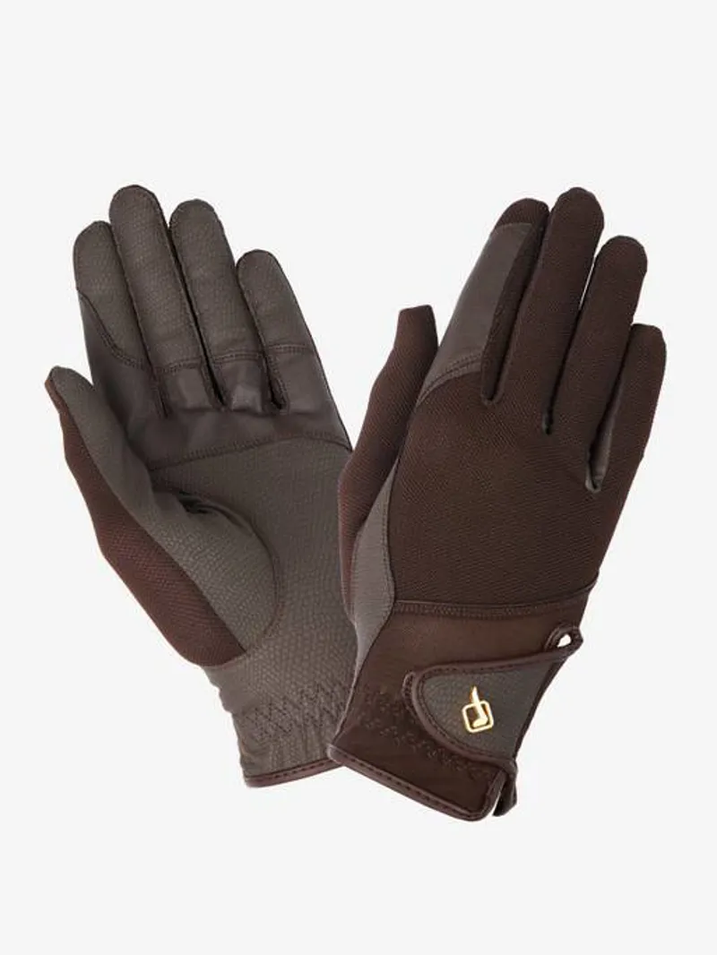 LeMieux Pro Mesh Glove Brown