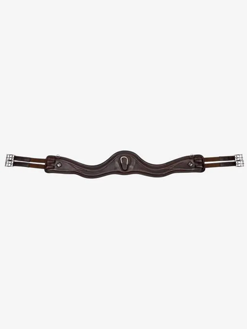 LeMieux Gel Tek Anatomic Jump Girth Brown-2
