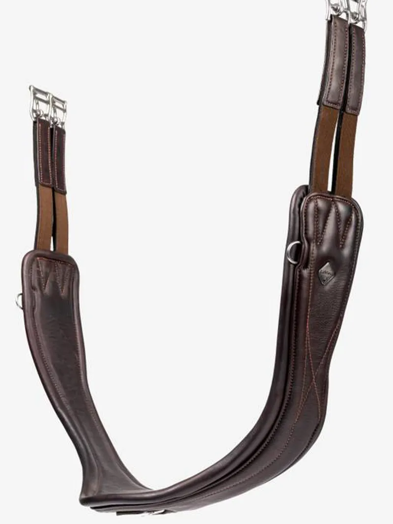 LeMieux Gel Tek Anatomic Jump Girth Brown