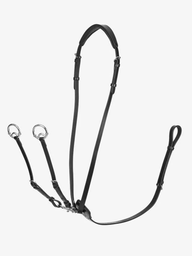 LeMiuex Kudos Running Martingale Black/Silver