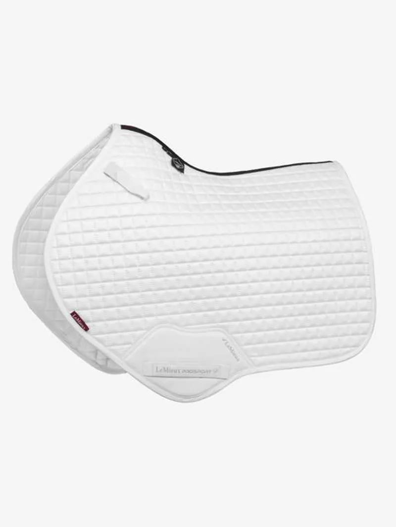 LeMieux Suede Close Contact Pad White Large
