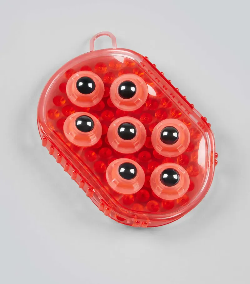 PE Massage Mitt Red