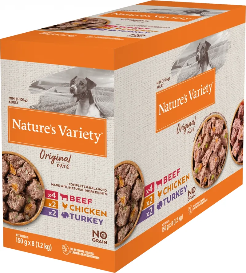 Natures Variety Min Adult Pouches Multipack PK8-1