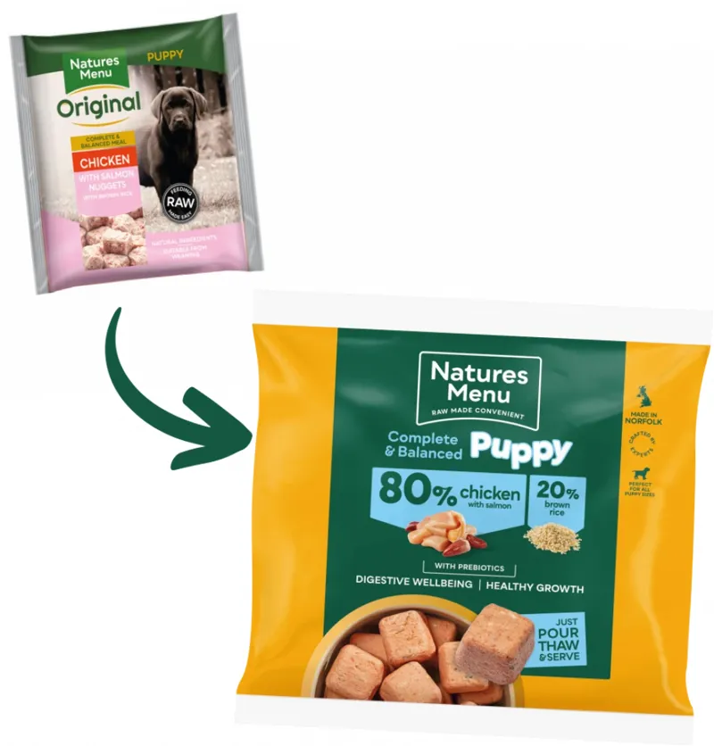 Natures Menu 80/20 Puppy Chicken with Salmon and Brown Rice-3