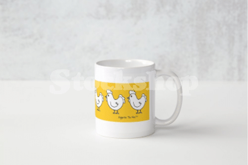 Eggatha The Hen Mug Yellow