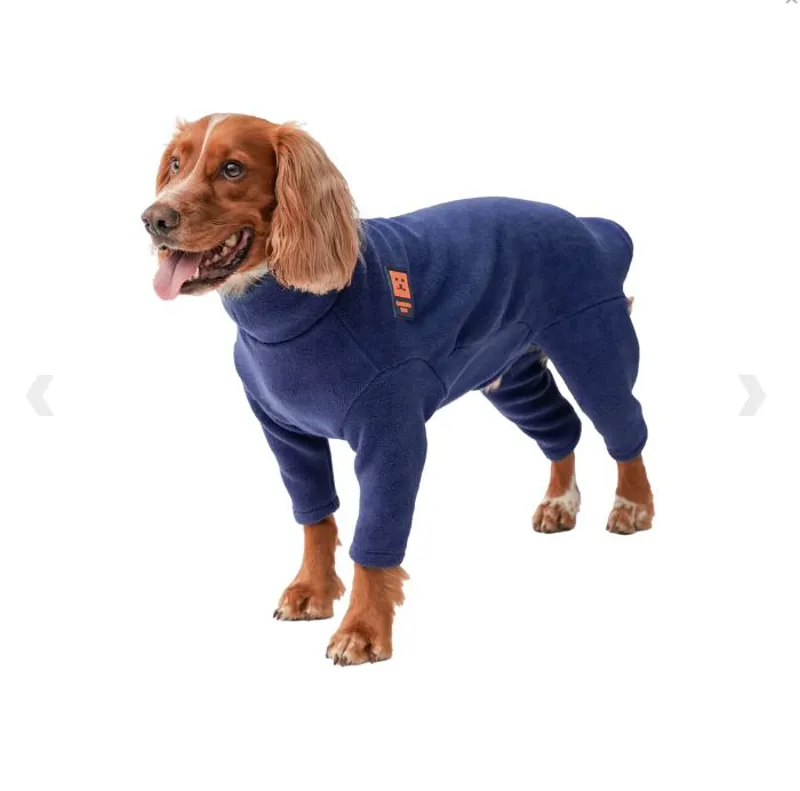 Ginger Ted 4 Leg Cosy Fleece Jumper Navy