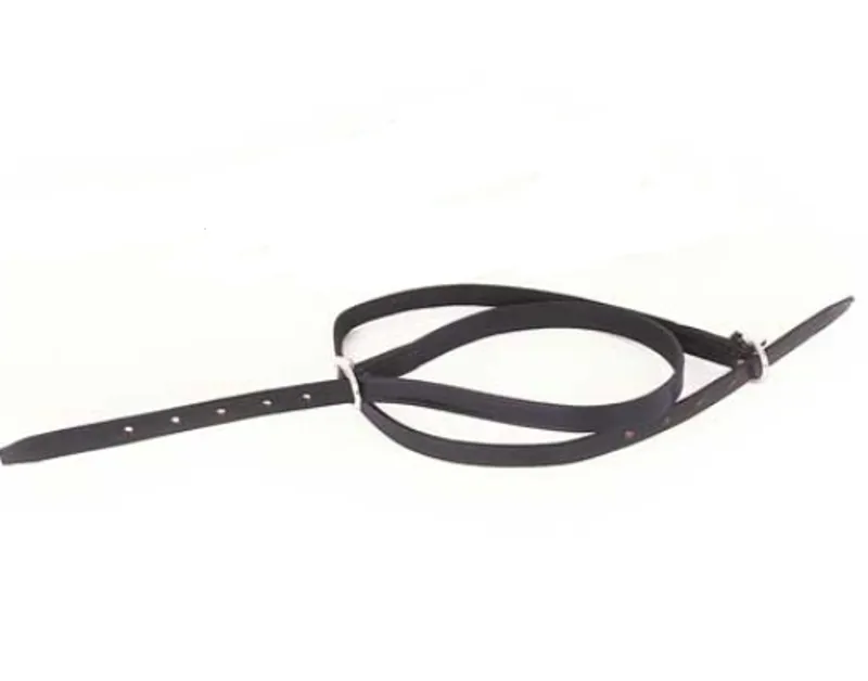 Dever Leather Spur Straps  Black